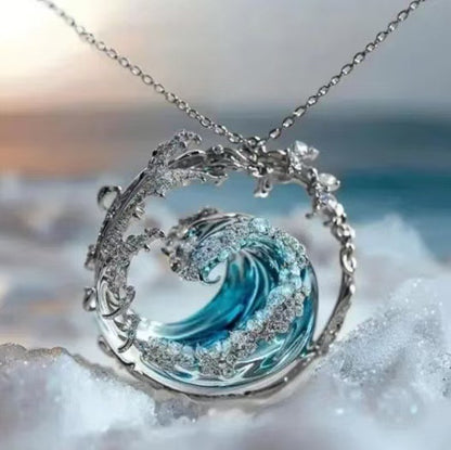 Wave Shape Ring Earrings