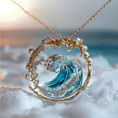 Wave Shape Ring Earrings