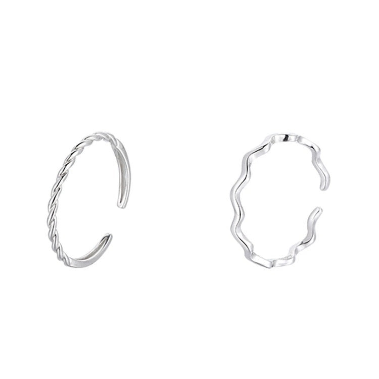 Wave Twist Adjustable Ring