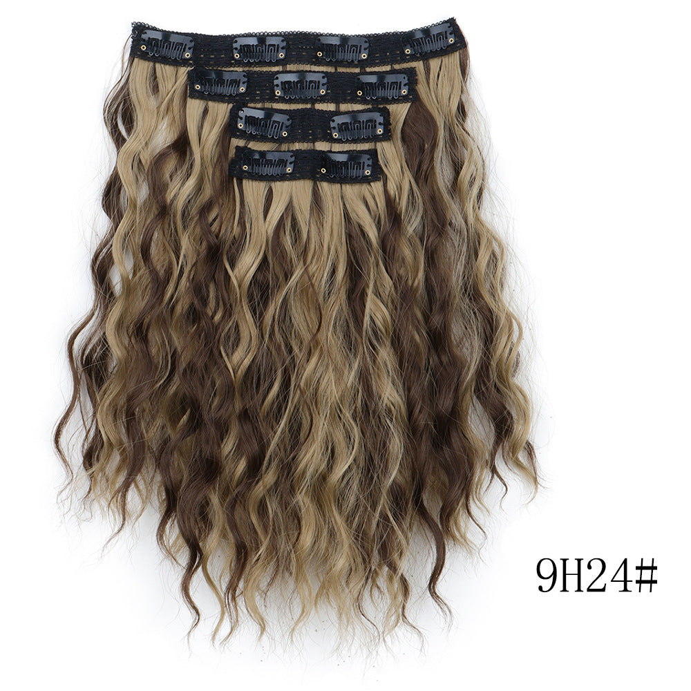 Wavy Clip-in Hair Extensions 4-Piece