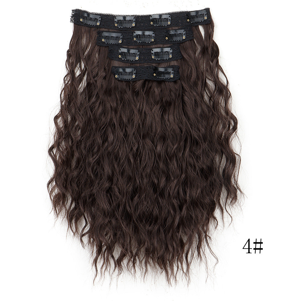 Wavy Clip-in Hair Extensions 4-Piece