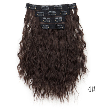 Wavy Clip-in Hair Extensions 4-Piece
