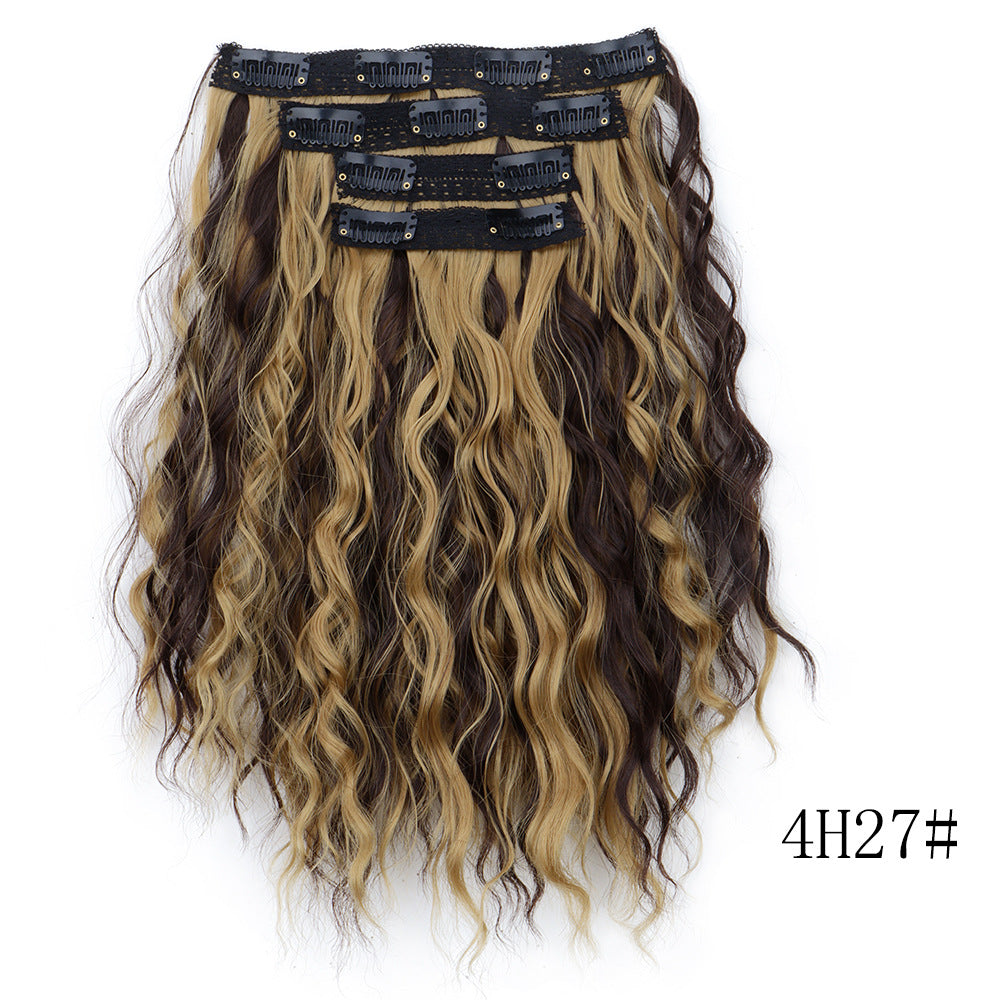 Wavy Clip-in Hair Extensions 4-Piece