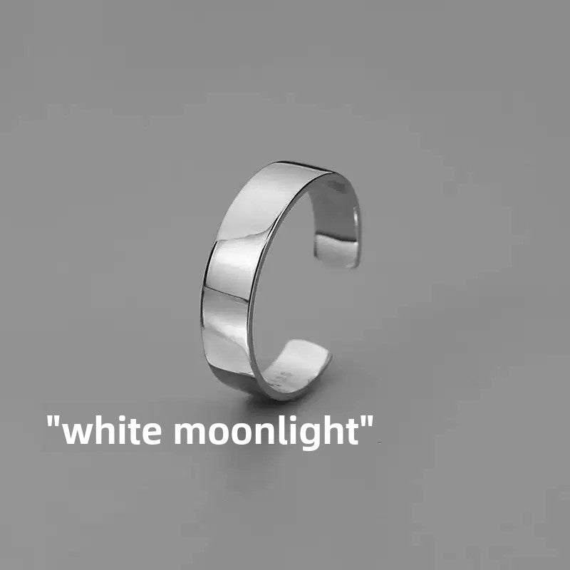 Wavy Geometric Ring Set