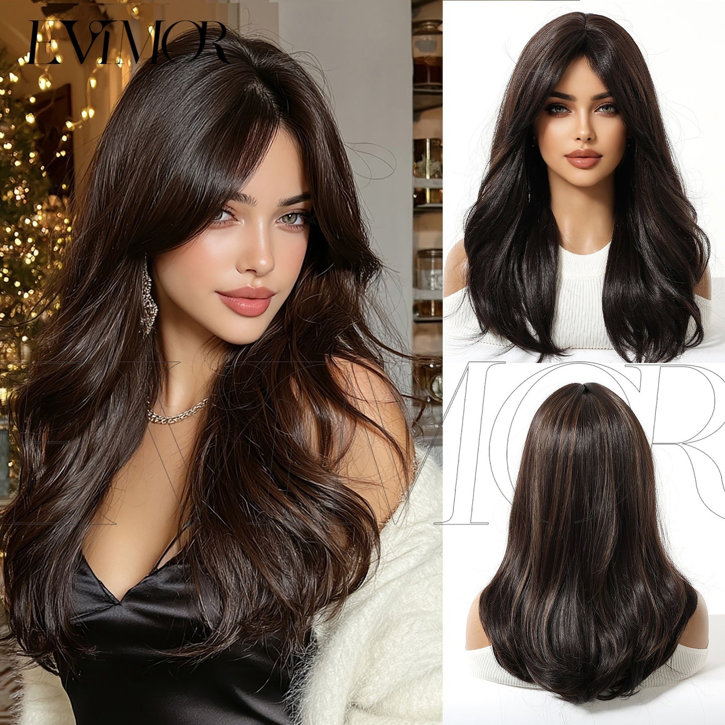 Wavy Medium Length Synthetic Hair Wig