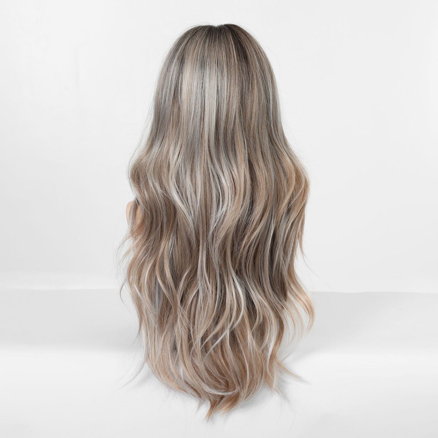 Wavy Synthetic Hair Wig with Fringe