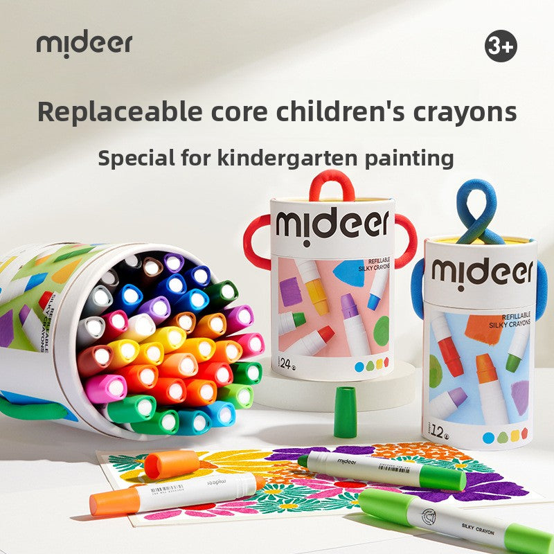 wax crayons