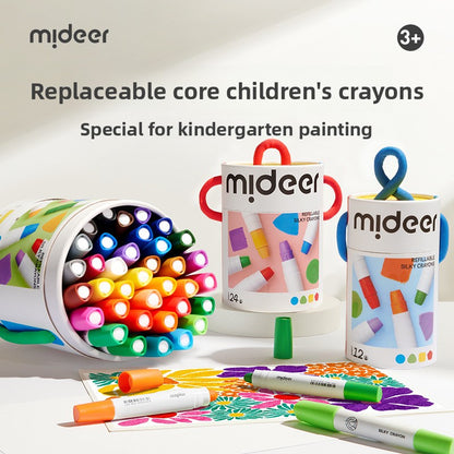 wax crayons