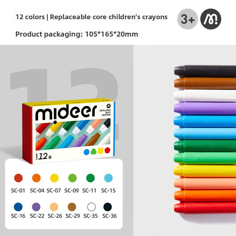 wax crayons