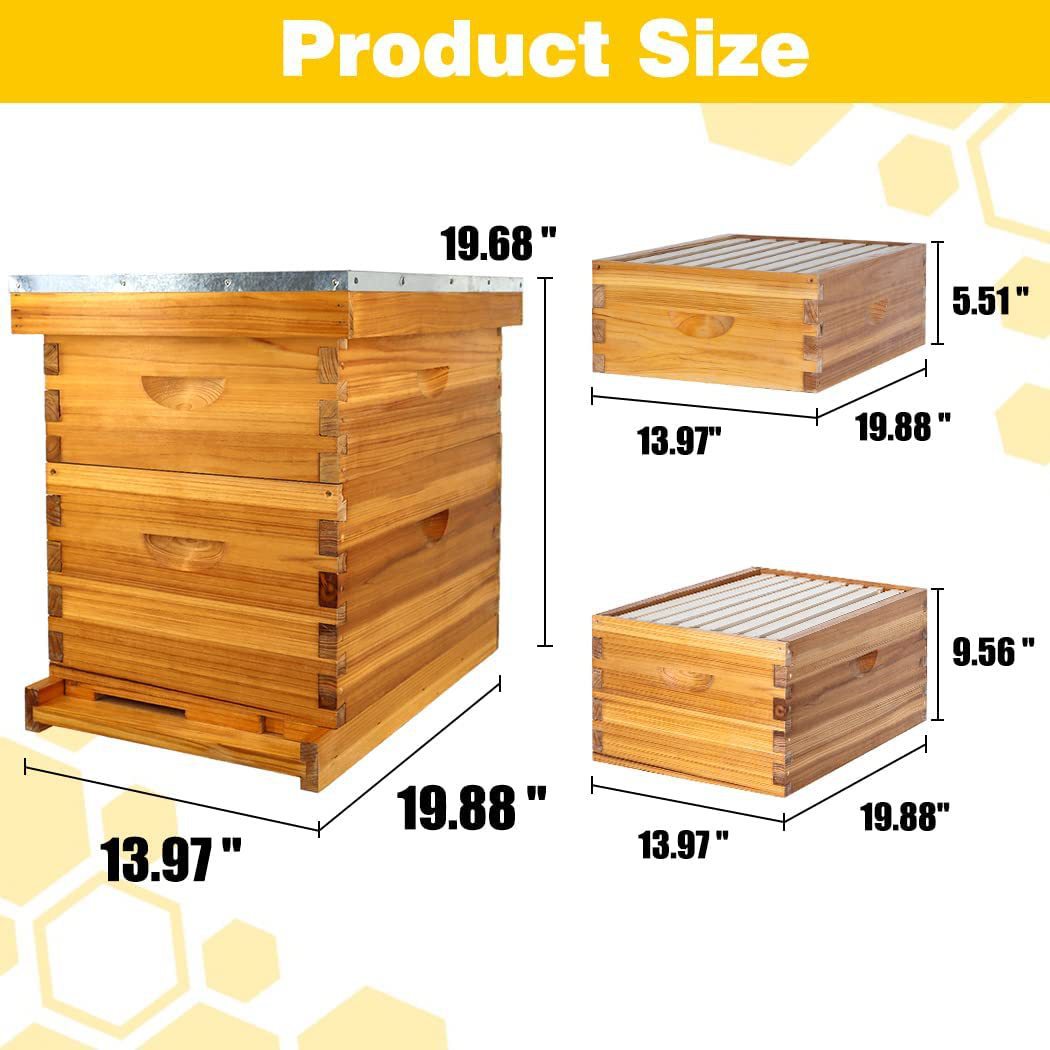 Wax-Dipped Bee Boxes