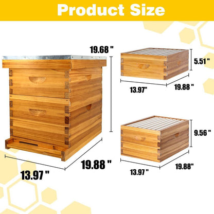 Wax-Dipped Bee Boxes
