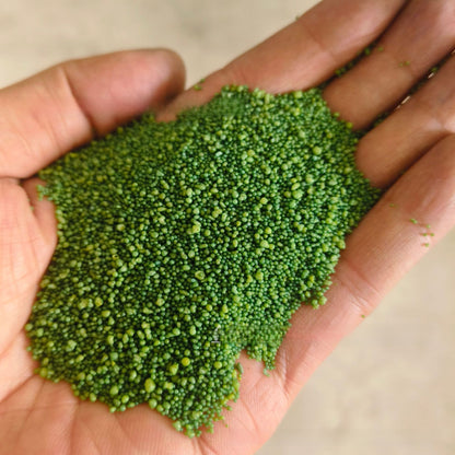 Wax sand candle particles