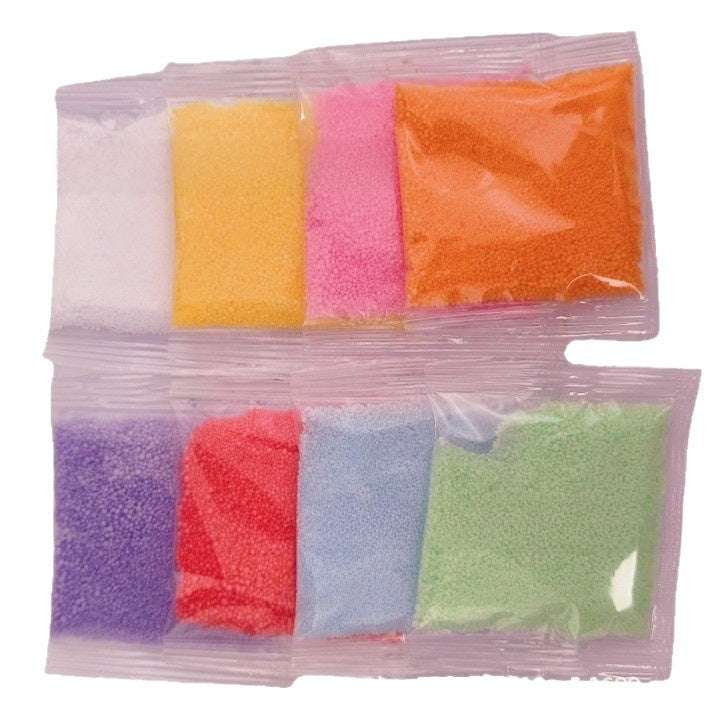 Wax sand candle particles