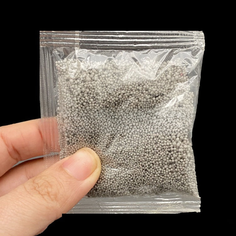 Wax sand candle particles