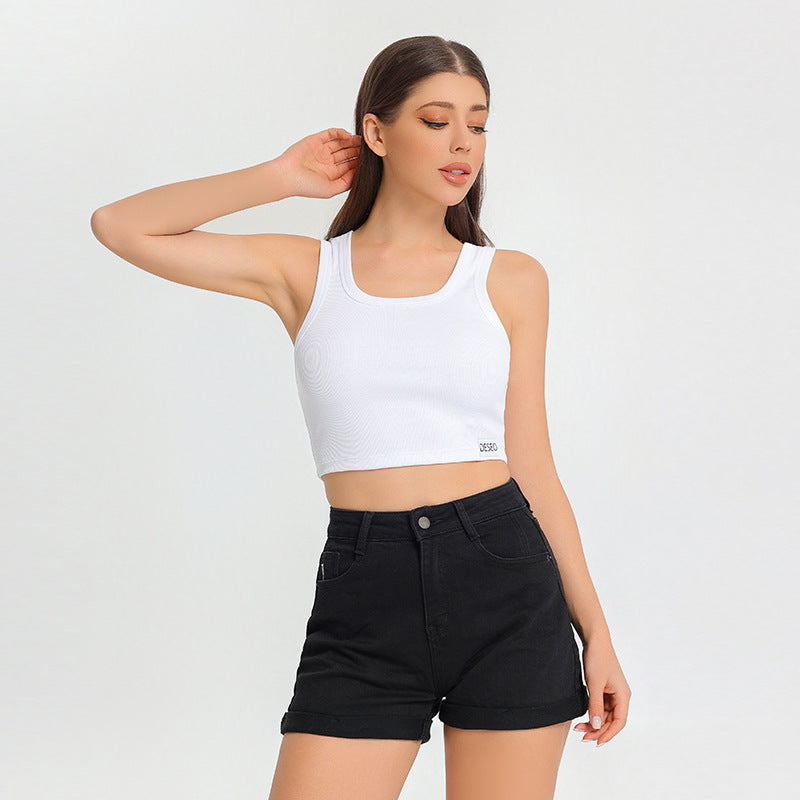 Wear a sleeveless top made of pure cotton on the outside