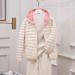 White with tender powder