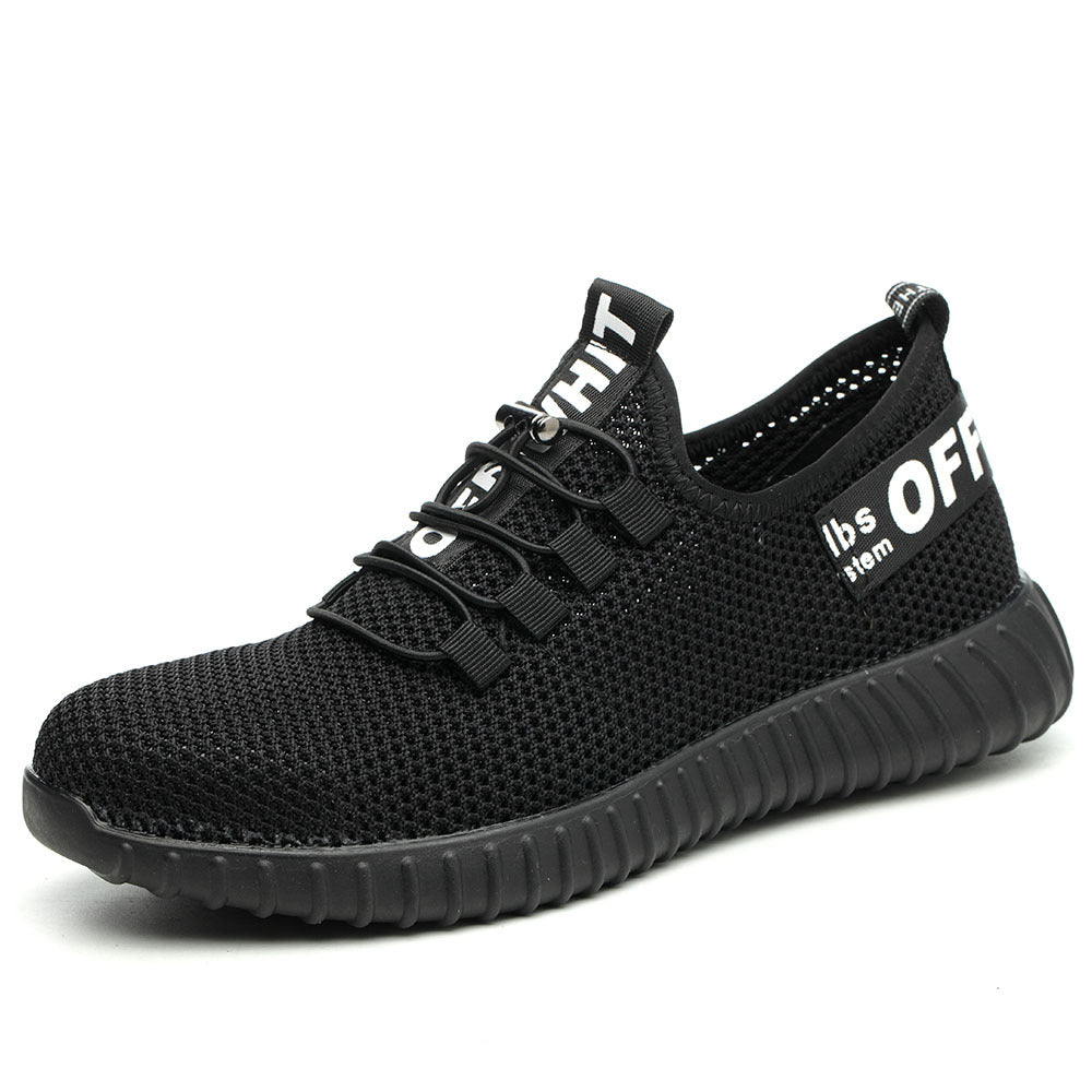 Wear-resistant, anti-slip, lightweight air cushion safety shoes for men