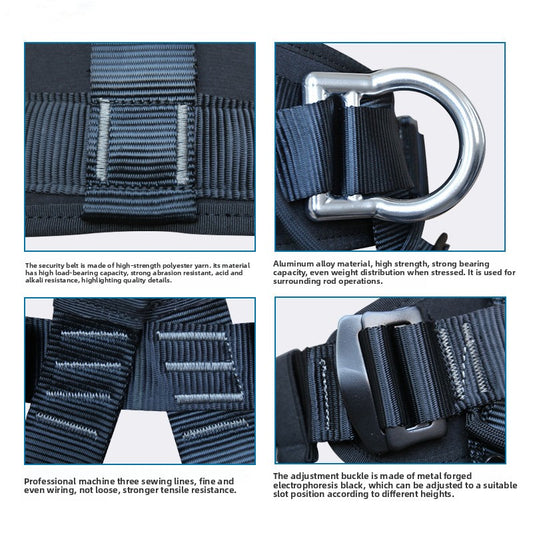 Wear-Resistant Tree Climbing Safety Belt for Outdoor Work