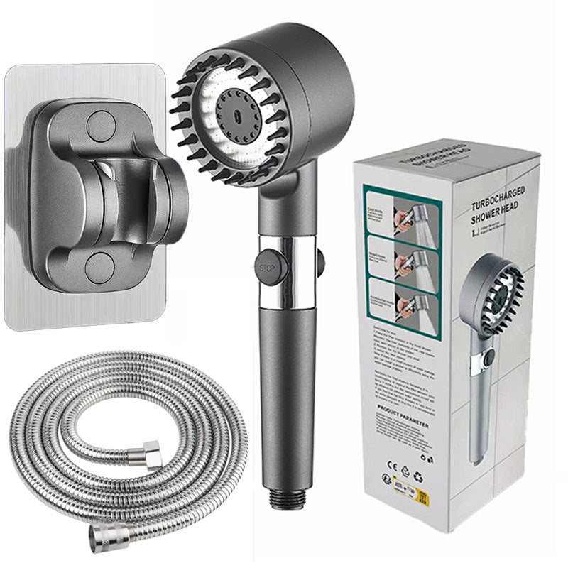 Wear Spray Booster Shower Hair Dryer Nozzle Ultra-High Pressure Shower Head Massage Bathroom Bath Heater Bath Shower Head