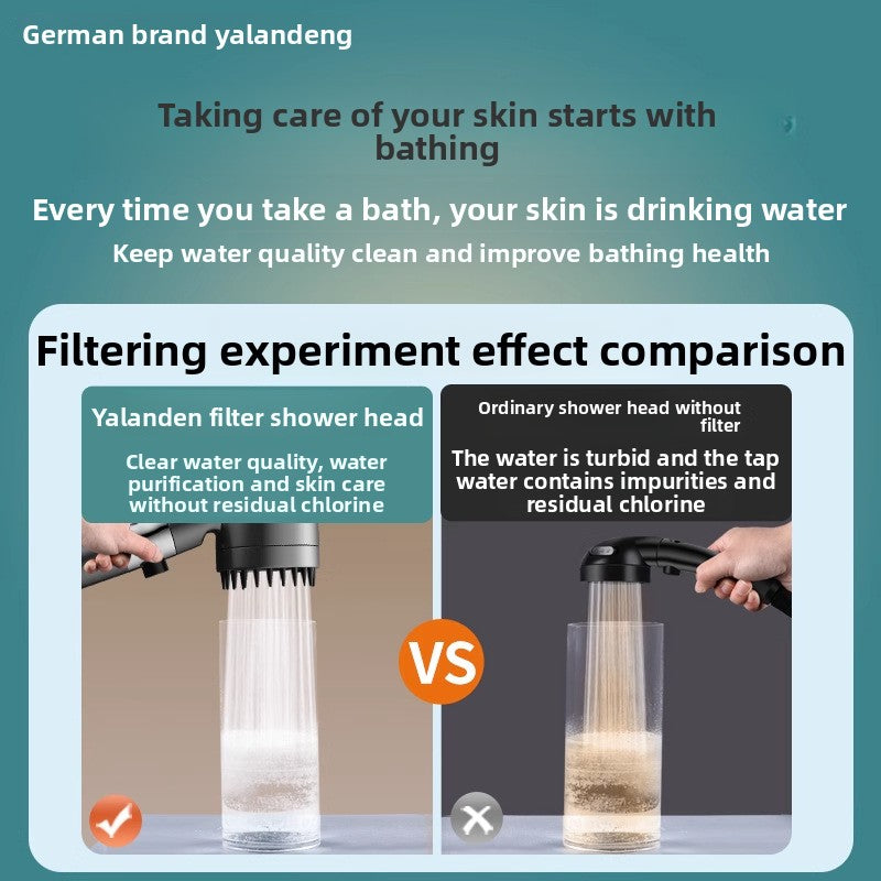 Wear Spray Booster Shower Hair Dryer Nozzle Ultra-High Pressure Shower Head Massage Bathroom Bath Heater Bath Shower Head