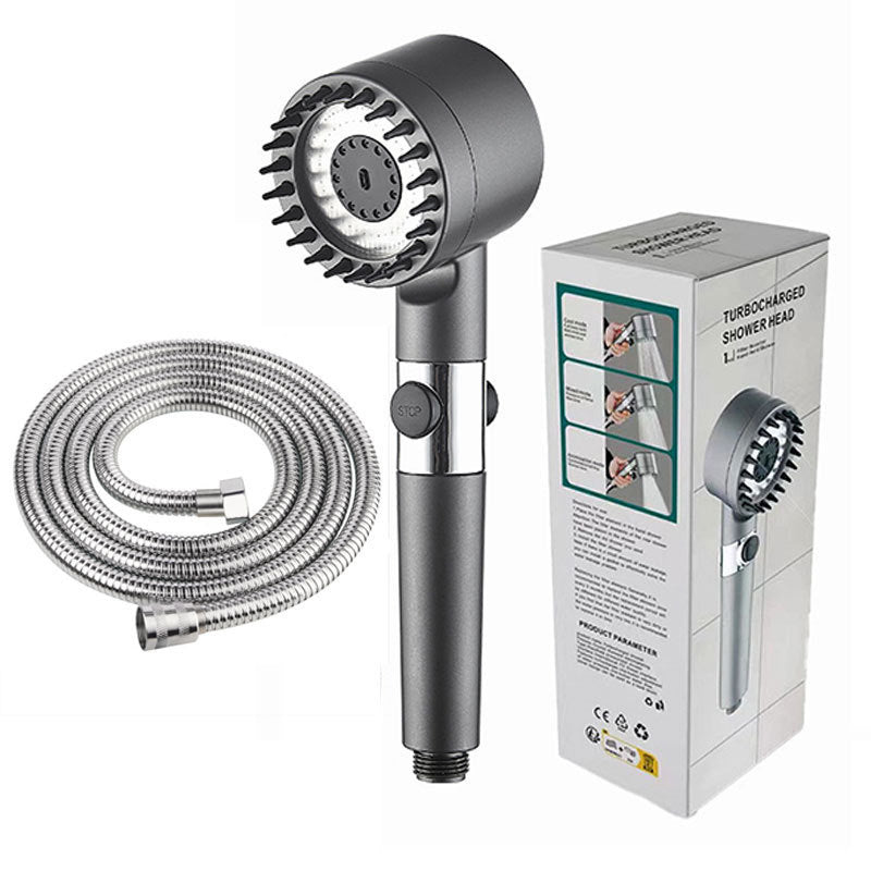 Wear Spray Booster Shower Hair Dryer Nozzle Ultra-High Pressure Shower Head Massage Bathroom Bath Heater Bath Shower Head