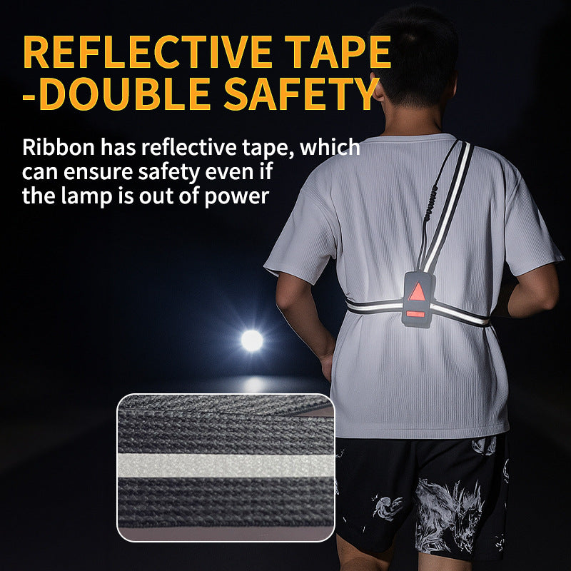 Wearable chest running light