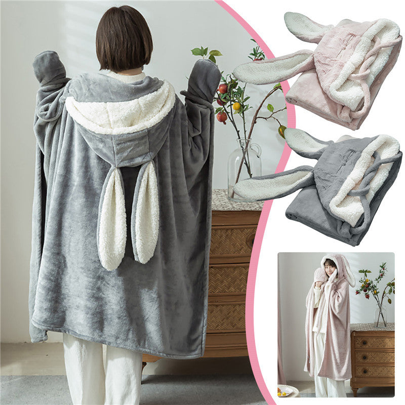 Wearable cloak blanket