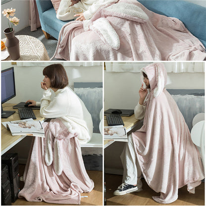 Wearable cloak blanket