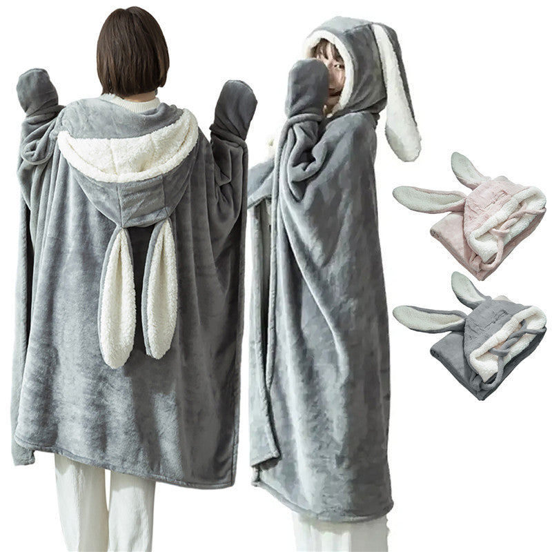 Wearable cloak blanket