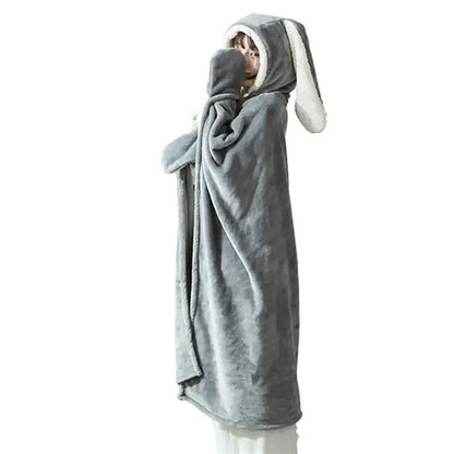 Wearable cloak blanket