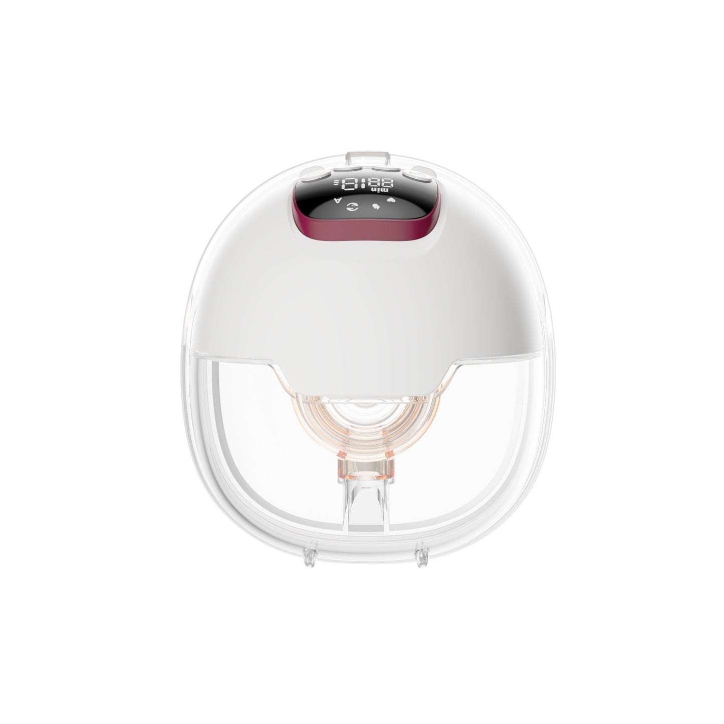 Wearable electric breast pump
