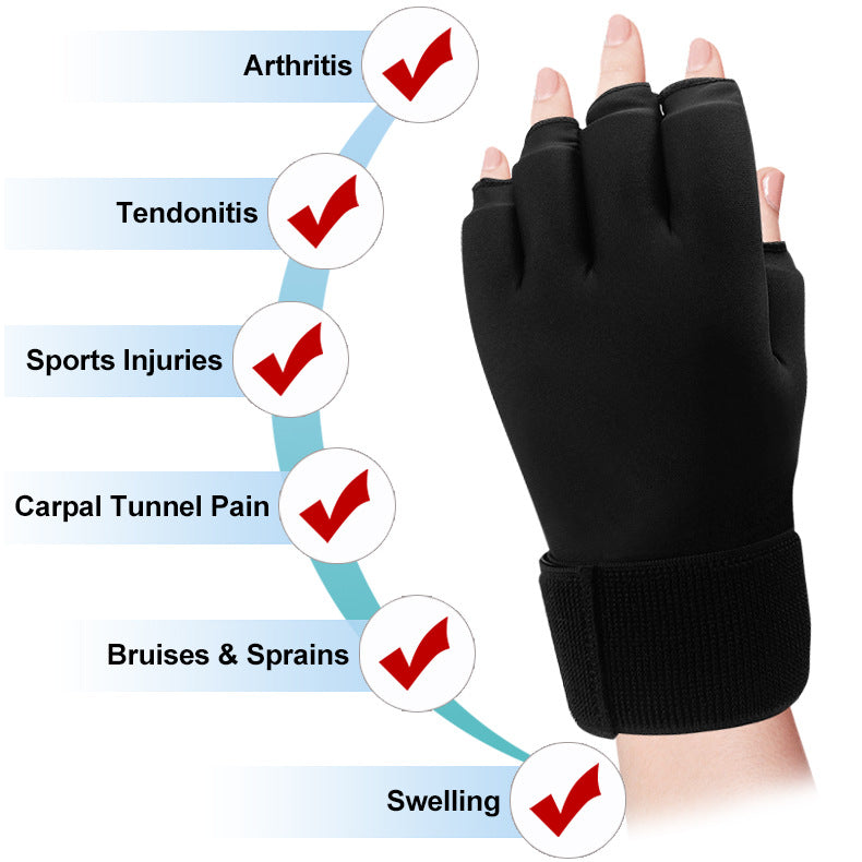 Wearable Gel Therapy Glove for Wrist Pain Relief