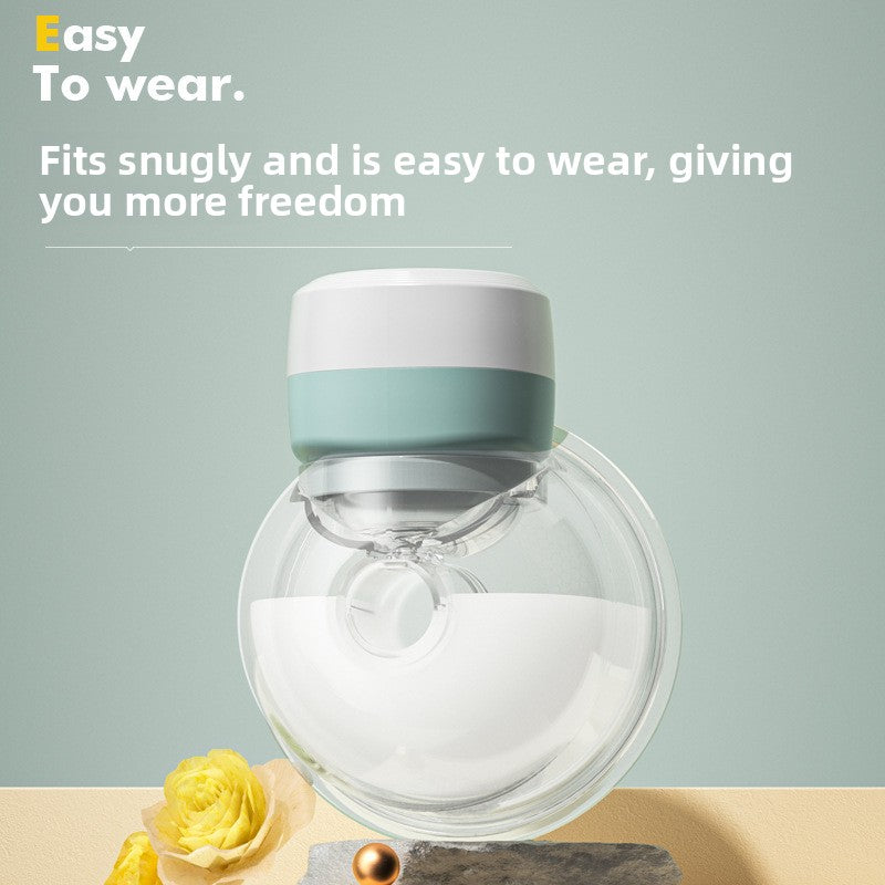 Wearable hands-free breast pump
