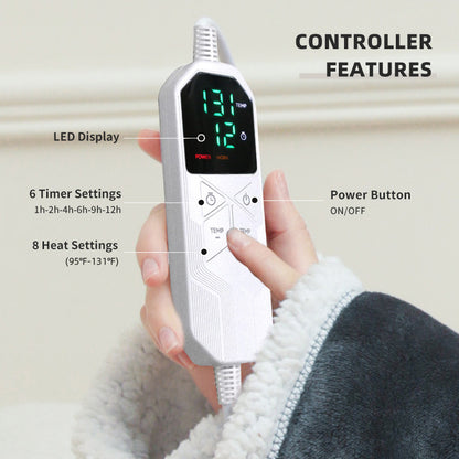 Wearable heating blanket