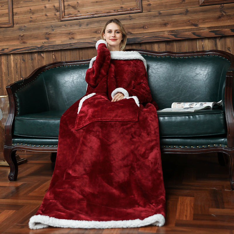 Wearable nap blanket