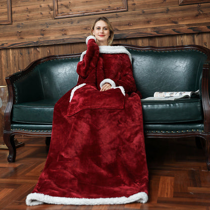 Wearable nap blanket