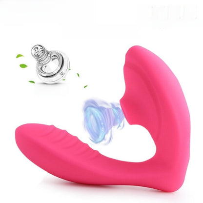 Wearable Sucking Vibrator for G-Spot and Clitoral Stimulation