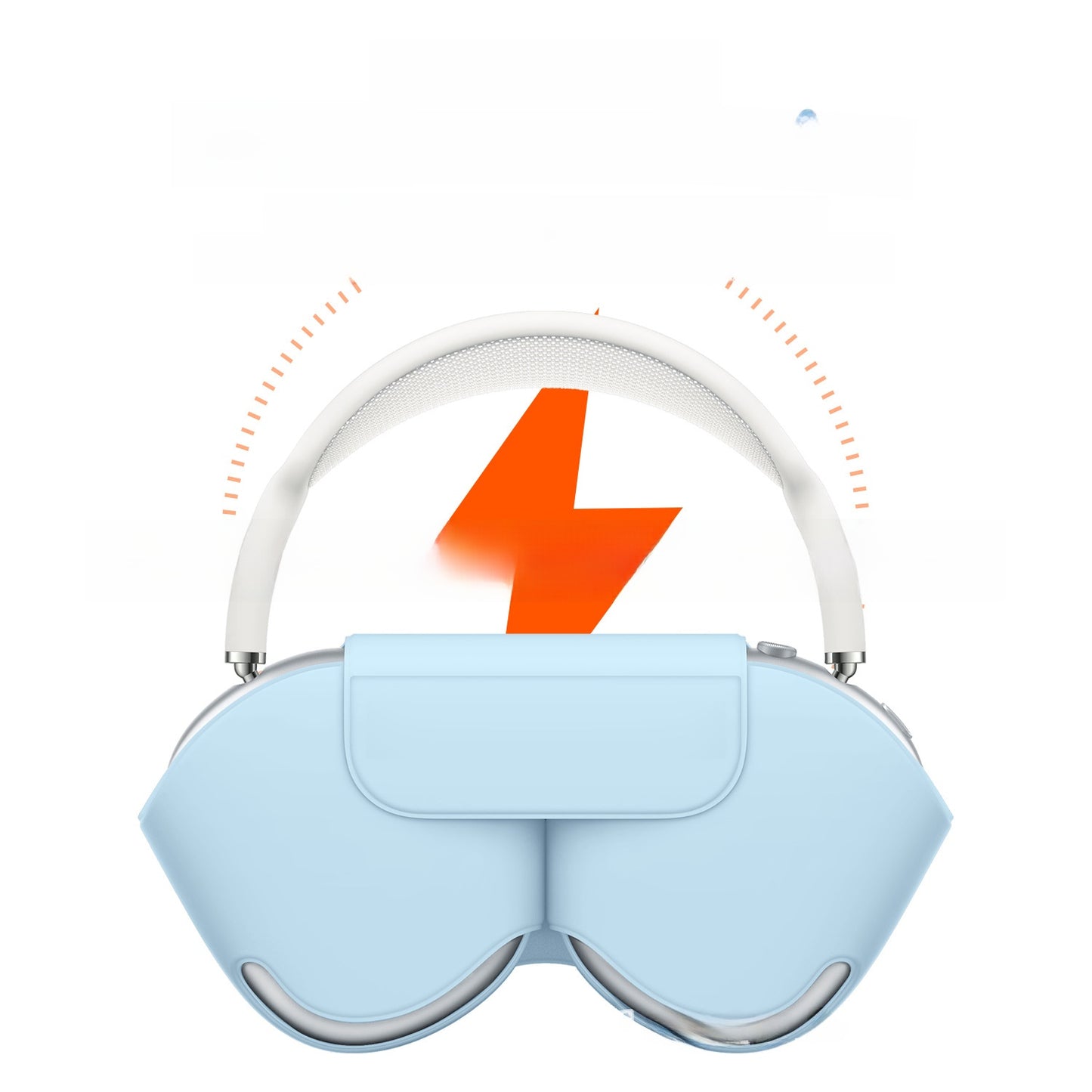 Wearing a Bluetooth headset with a protective case