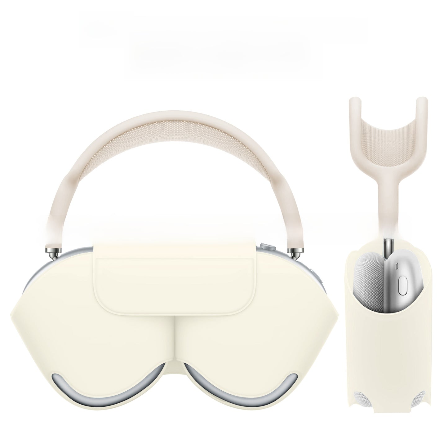 Wearing a Bluetooth headset with a protective case