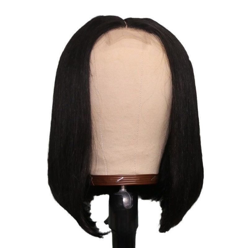 Wearing a wig made by a real person