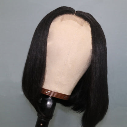 Wearing a wig made by a real person