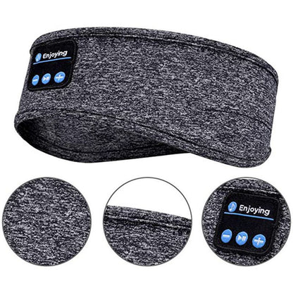 Wearing a wireless music sports headband