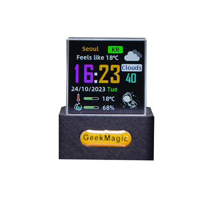 Weather Clock Display