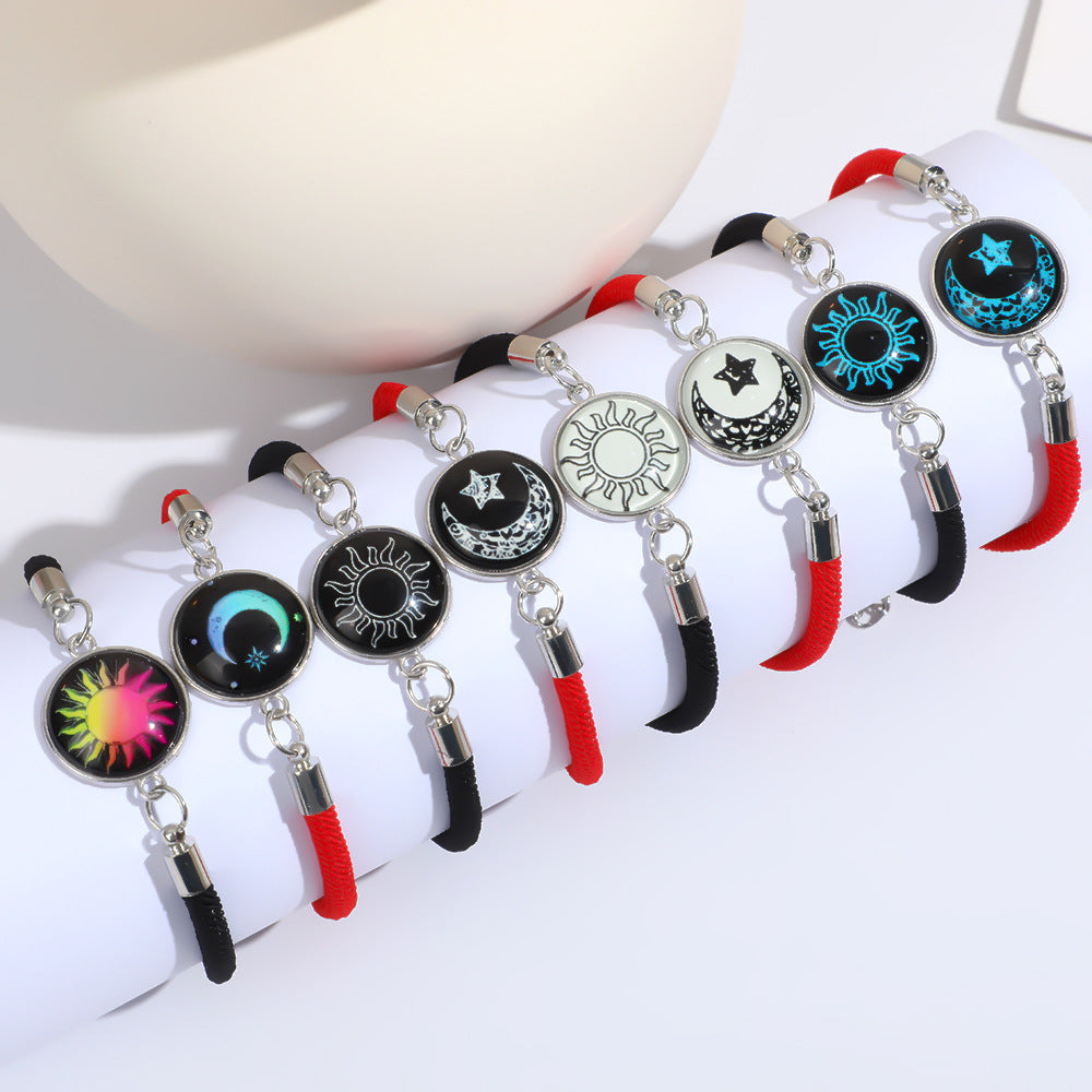 Weaving elastic bracelet