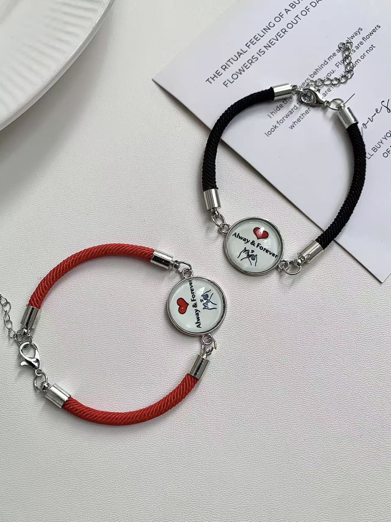 Weaving elastic bracelet