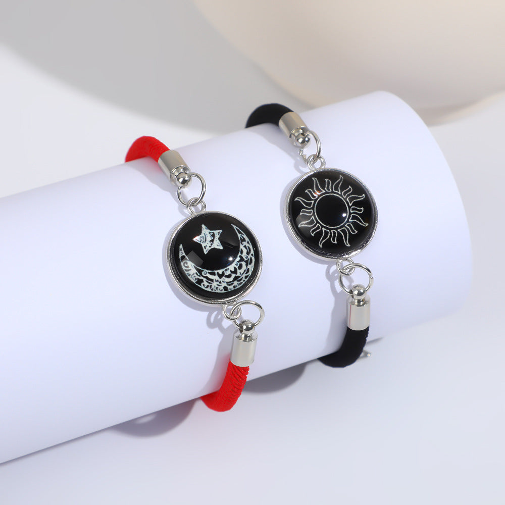 Weaving elastic bracelet