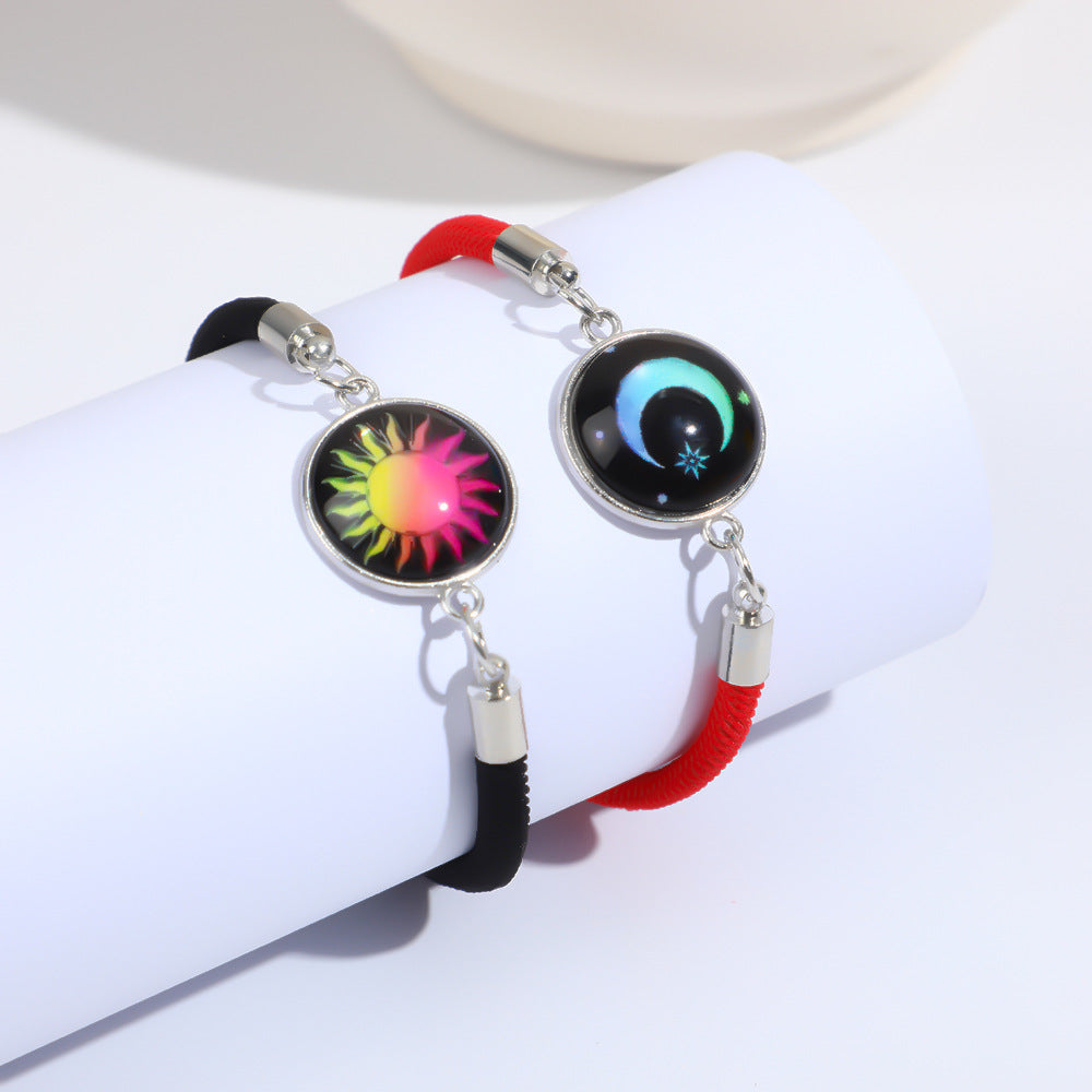 Weaving elastic bracelet