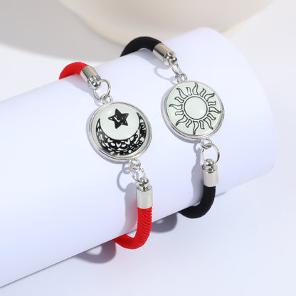 Weaving elastic bracelet