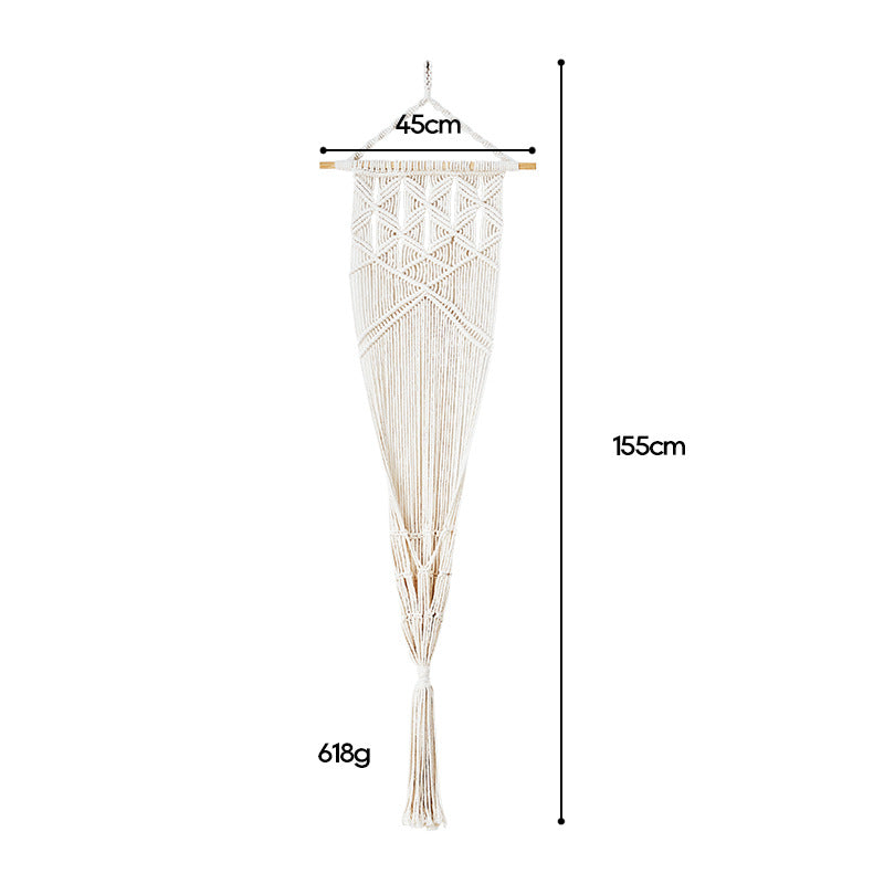 Weaving fringed tapestries