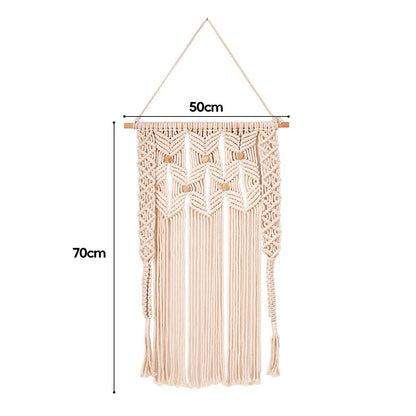 Weaving fringed tapestries